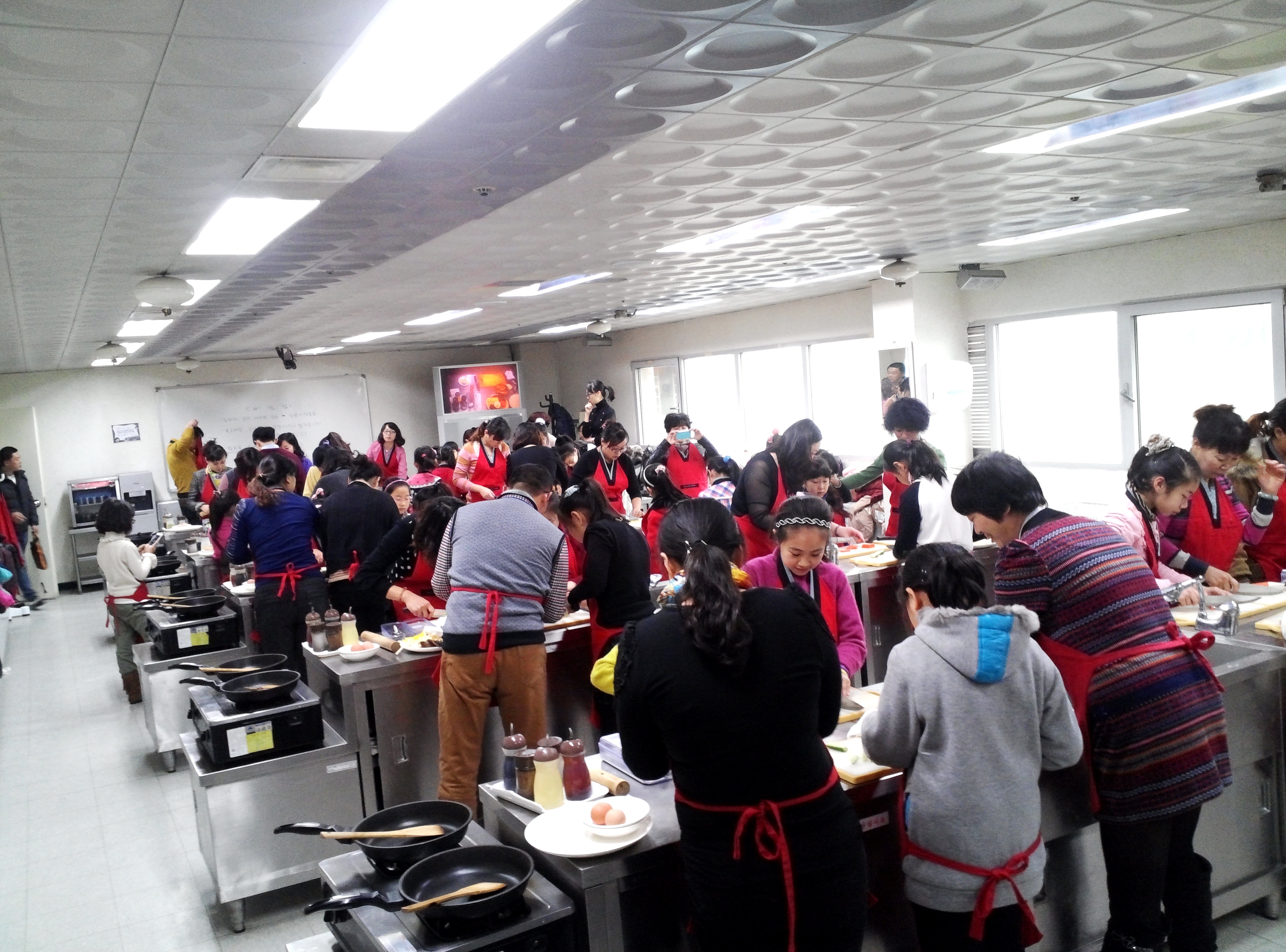 Bibimbap cooking session